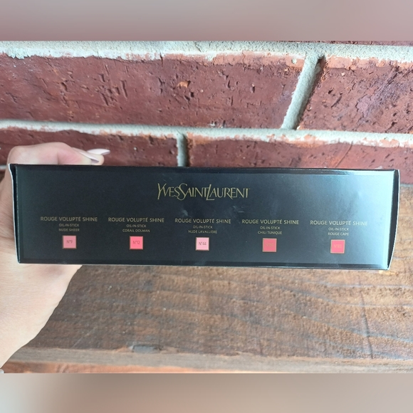 NIB Yves Saint Laurent Beauty Set of 5 Full Size Lipsticks - Picture 3 of 6